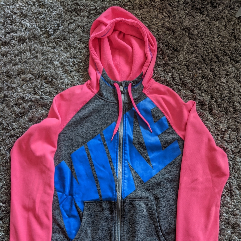 Thermal fit nike zip up hoodie